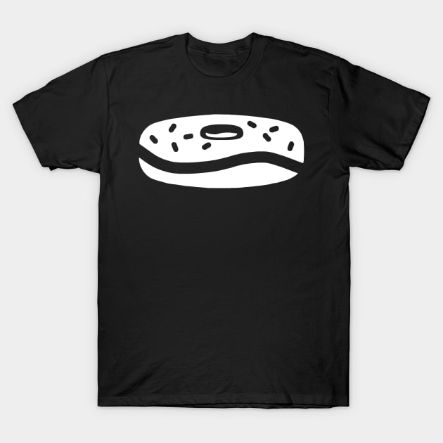 Donut White T-Shirt by polygondonut